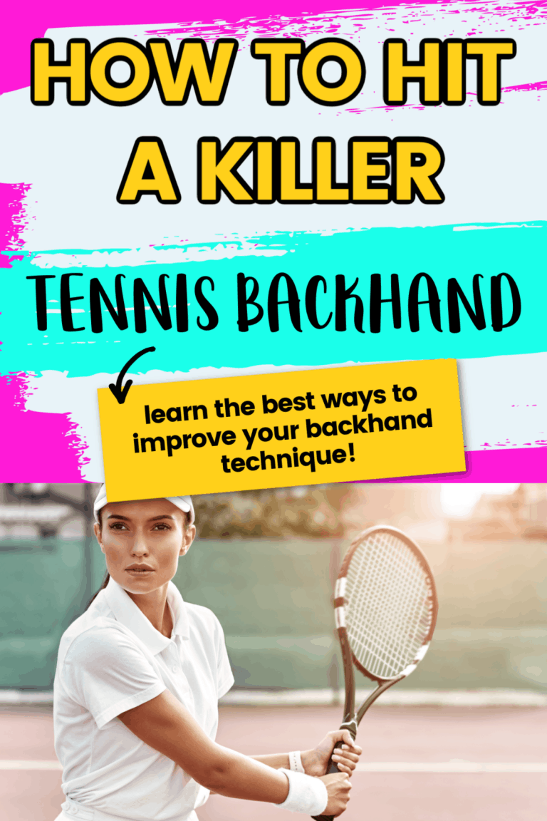 Best Tennis Backhand Tips For Beginners - The Tennis Mom